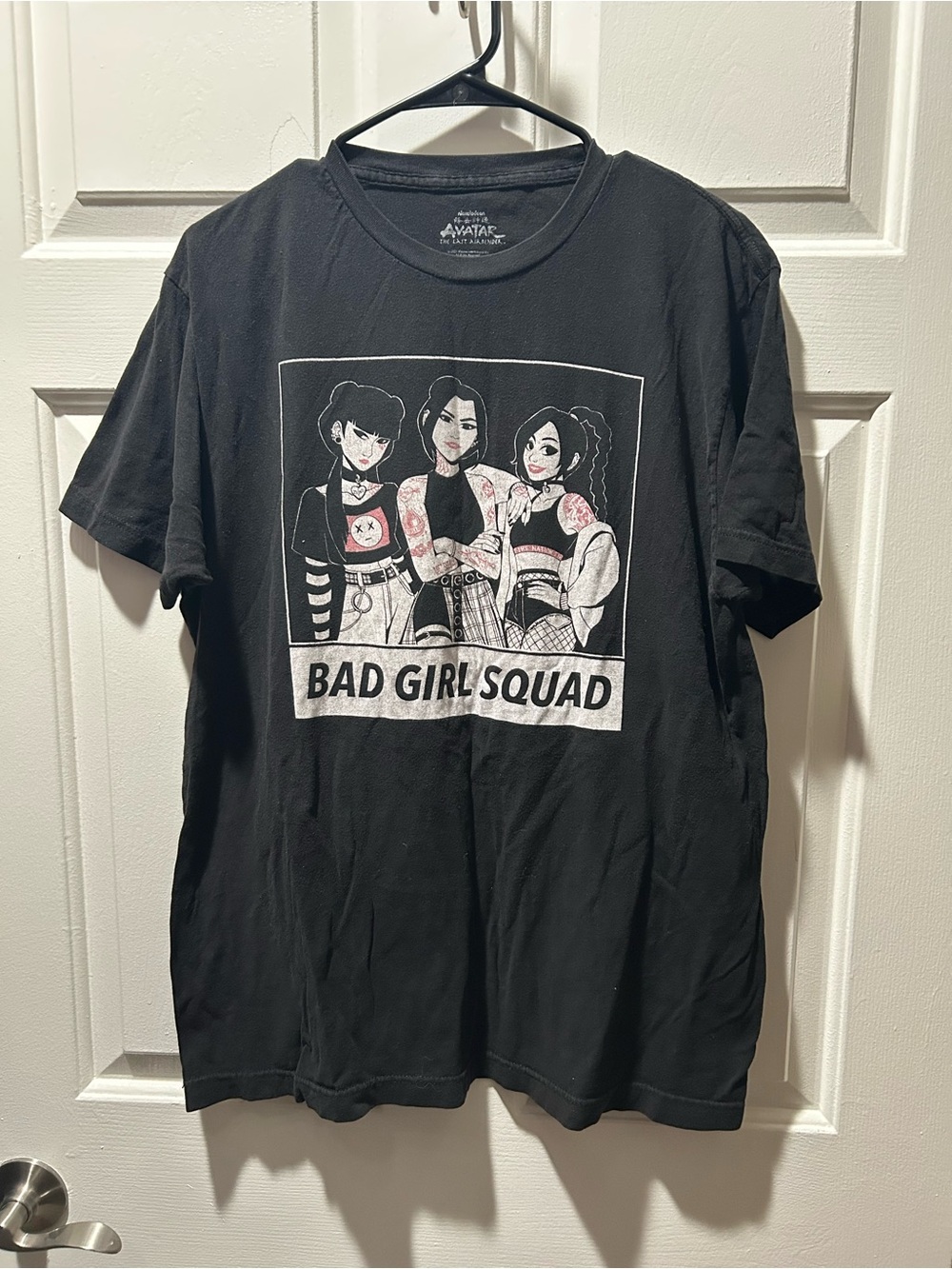 Avatar: The Last Airbender Bad Girl Squad Graphic Tee Black Size Large
